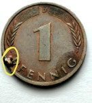 1 pfennig Nemčija