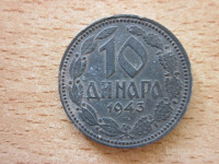 10 dinara 1943