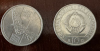 10 dinarjev Neretva spominski kovanec