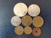 50, 20, 10, 2x2, 1 dinar in 50 in 25 para 1938 kraljevina Jugoslavija
