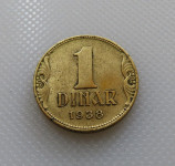 Jugoslavija 1 Dinar 1938