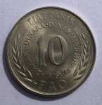 JUGOSLAVIJA 10 DINARJEV 1976. (FAO)
