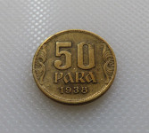 Jugoslavija 50 Para 1938