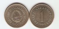 KOVANCI 1 dinar 1990 Jugoslavija