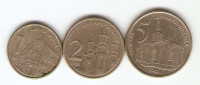 KOVANCI 1,2,5,10.20 dinarjev Srbija