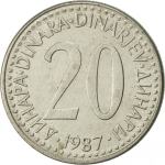 Kovanci SFRJ, Jugoslavija 20 dinarjev 1985 - 1987 - XF