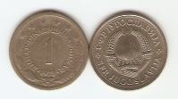 KOVANEC 1 dinar 1973,74,75,76,77,78,79,80,81   Jugoslavija