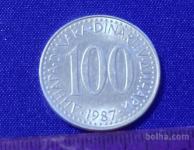 kovanec 100 DIN 1986 ali 87
