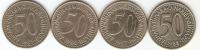 KOVANEC 50 dinarjev 1985,86,87,88 Jugoslavija