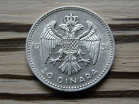 Kraljevina Jugoslavija 20 dinara 1931