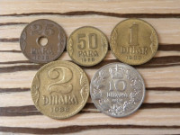 Kraljevina Jugoslavija 25 para - 10 dinara 1938