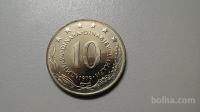 SFRJ, 10 din, 10 dinara 1979, BU, UNC