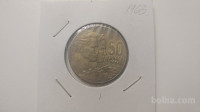 SFRJ, 50 dinara 1963 , AU-UNC