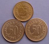 YU - Lot - pare - 1982/83 - aUNC