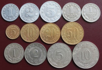YU - Lot - 13 kovancev kot na sliki