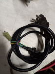 Kabel z vtikačem, cca 1,4m, 3 žilni, 0.75 mm2, cena 3 eura