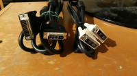 DVI kabel, vga - dvi adapter