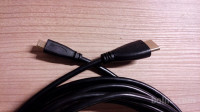 MICRO USB/HDMI KABEL / 5M / ČRN