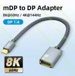 Mini Display port (DP) na Display port 1.4 adapter (0.2m) - 2 kosa