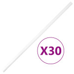 vidaXL Kabelska cev s sponkami Ø20 mm 30 m PVC