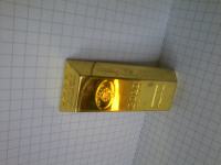 Plinski vžigalnik -Zlata ploščica (Original fancy goods)