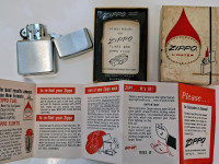 ​REDKOST: VINTAGE Promocijski vžigalnik Zippo, nov z navodili