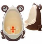 Otroški pisoar kahlica rjava žabica za učenje