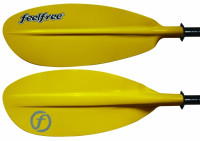 Veslo za kajak Feelfree ALU dvodelno 220 cm rumen rumena