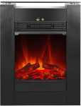 EL Fuego Električni kamin Tessin Črn z grelnikom zatemnilen 1,8 kW