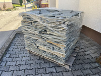 Kamnite plošče za tlak, kvarcit, peščenjak 30 m2