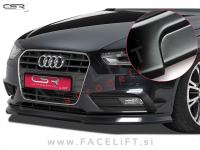 Audi A4 / B8 8K (11-15) / podaljšek sprednjega odbijača / črni (mat)
