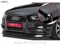 Audi A4 / B8 8K (11-15) / podaljšek sprednjega odbijača / črni (sijaj)