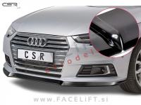 Audi A4 / B9 8W (15-19) / podaljšek sprednjega odbijača / črni (sijaj)