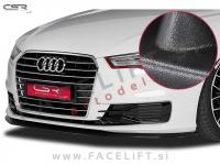 Audi A6 / 4G C7 (14-18) / podaljšek sprednjega odbijača / črni (mat)