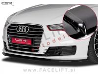 Audi A6 / 4G C7 (14-18) / podaljšek sprednjega odbijača / črni (sijaj)
