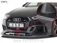 Audi RS3 / 8V (15- ) / podaljšek sprednjega odbijača / črni (mat)