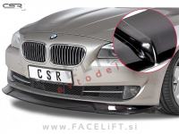 BMW 5 / F10 F11 (10-13) / podaljšek sprednjega odbijača / črni (sijaj)