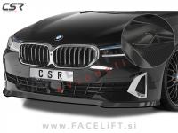 BMW 5 G30 G31 LCI 20- podaljšek sprednjega odbijača karbon (sijaj)