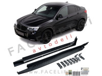 Bočne stopnice črne BMW X4 F26 14-18