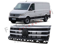 Maska črna z kromiranimi letvami VW Crafter 17-