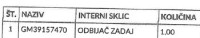 Nov zadnji odbijač za za Opel Crossland X