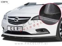 Opel Cascada / (13-19) / podaljšek sprednjega odbijača / črni (mat)