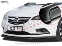 Opel Cascada / (13-19) / podaljšek sprednjega odbijača / črni (mat)