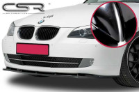 Podaljšek odbijača - splitter spredaj BMW 5 E60 / E61 07-10 ČRNA SIJAJ