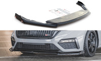 Podaljšek odbijača - splitter spredaj + Flaps Škoda Octavia RS MK4 20-