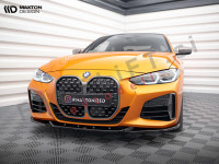 Podaljšek sp. odbijača V.4 BMW 4 M-Pack, črni M440i G22 G22 G23 20-