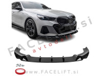 Podaljšek sprednjega odbijača črni sijaj BMW 5 G60 G61 M-Pack 23-