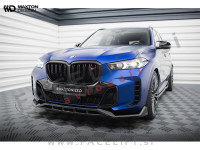 Podaljšek sprednjega odbijača V.2 črni sijaj BMW X5 G05 LCI M-Pack 23-