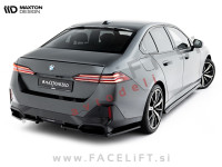 Podaljški zadnjega odbijača črni sijaj BMW 5 G60 G61 M-Pack 23-