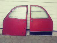 Spaček 2 CV Citroen deli: leva+desna pred. vrata s stekli, prodam